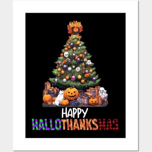 Happy Hallowthanksmas Posters and Art